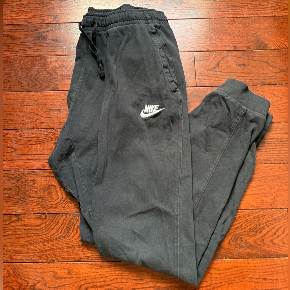 Men’s Nike Sportswear Club Fleece Black Sweatpants Joggers Size L